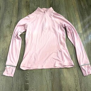 Lululemon half zip pink size 12
